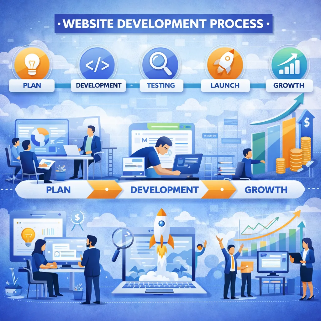 Процесс развития сайта