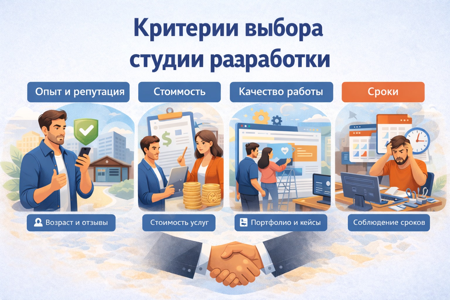 Критерии выбора студии