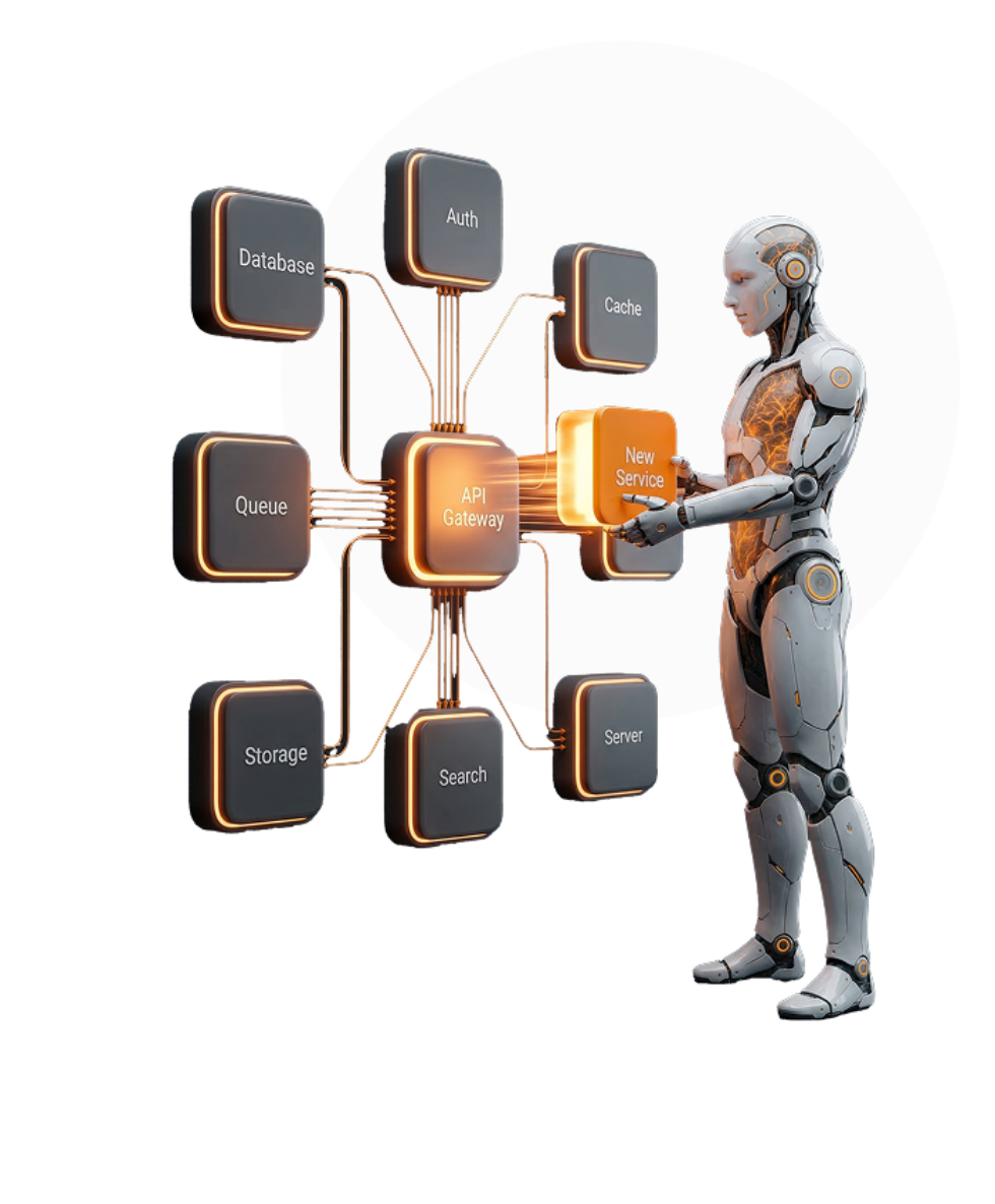 Разработка back-end архитектуры под ключ: API, базы данных, интеграции